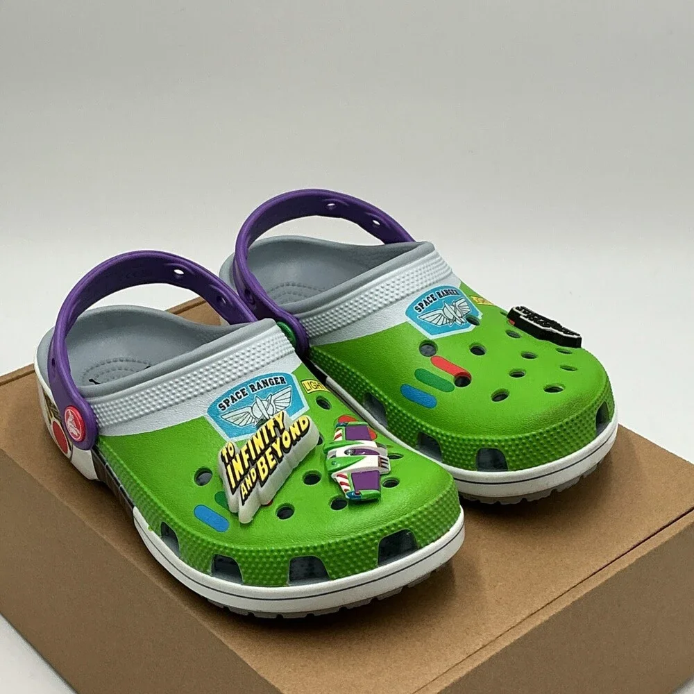 Crocs Toy Story Buzz Lightyear Classic Clogs Size Men’s 3 Green Ebay3659 - Picture 1 of 5